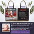 Personalized Superhero Baby Tote Bag – Baby Iron Man Design with Custom Name, Photo & Message